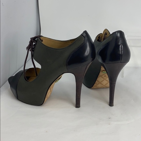 L.A.M.B.Gwen Stefani Sz 8.5 Peep Toe Platform Heel - Picture 2 of 10